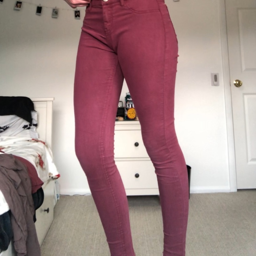 Maroon Pants - Picture 2 of 3